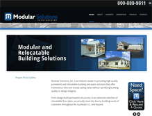 Tablet Screenshot of modularsinc.com
